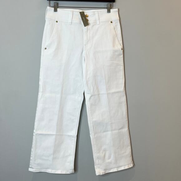 J. Crew Denim - J.Crew Slim Wide Jean Stacked Buttons Denim Vacation Holiday Trip CH889 P27